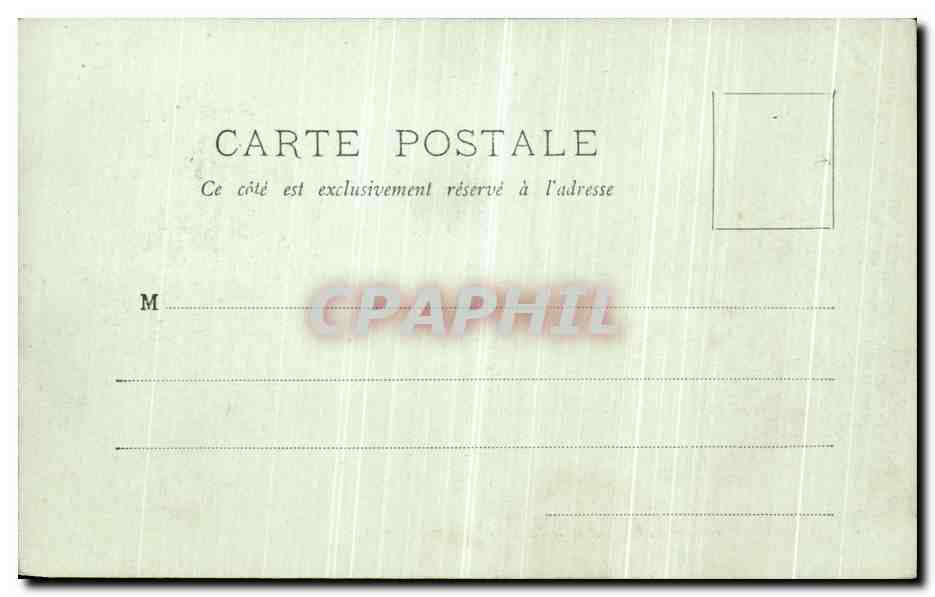 CPA Paris La Place du Chatelet et le Boulevard Sebastopol — Verso
