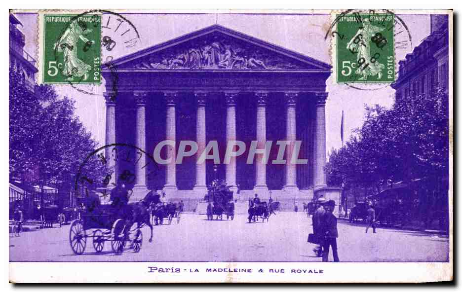 CPA Paris La Madeleine Rue Royale