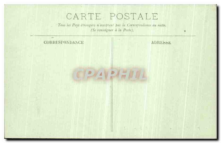 CPA Paris Le lac et la bois de Boulogne — Verso