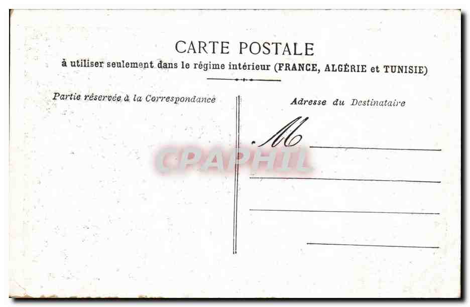 CPA Paris L Hotel des Invalides — Rückseite