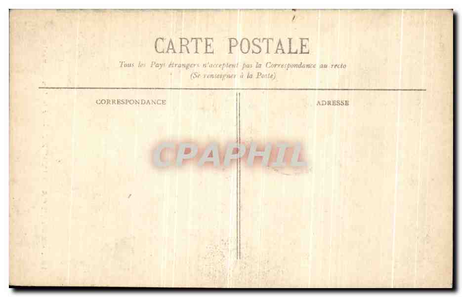 CPA Musee Carnavalet Le Salon Mazarin — Verso