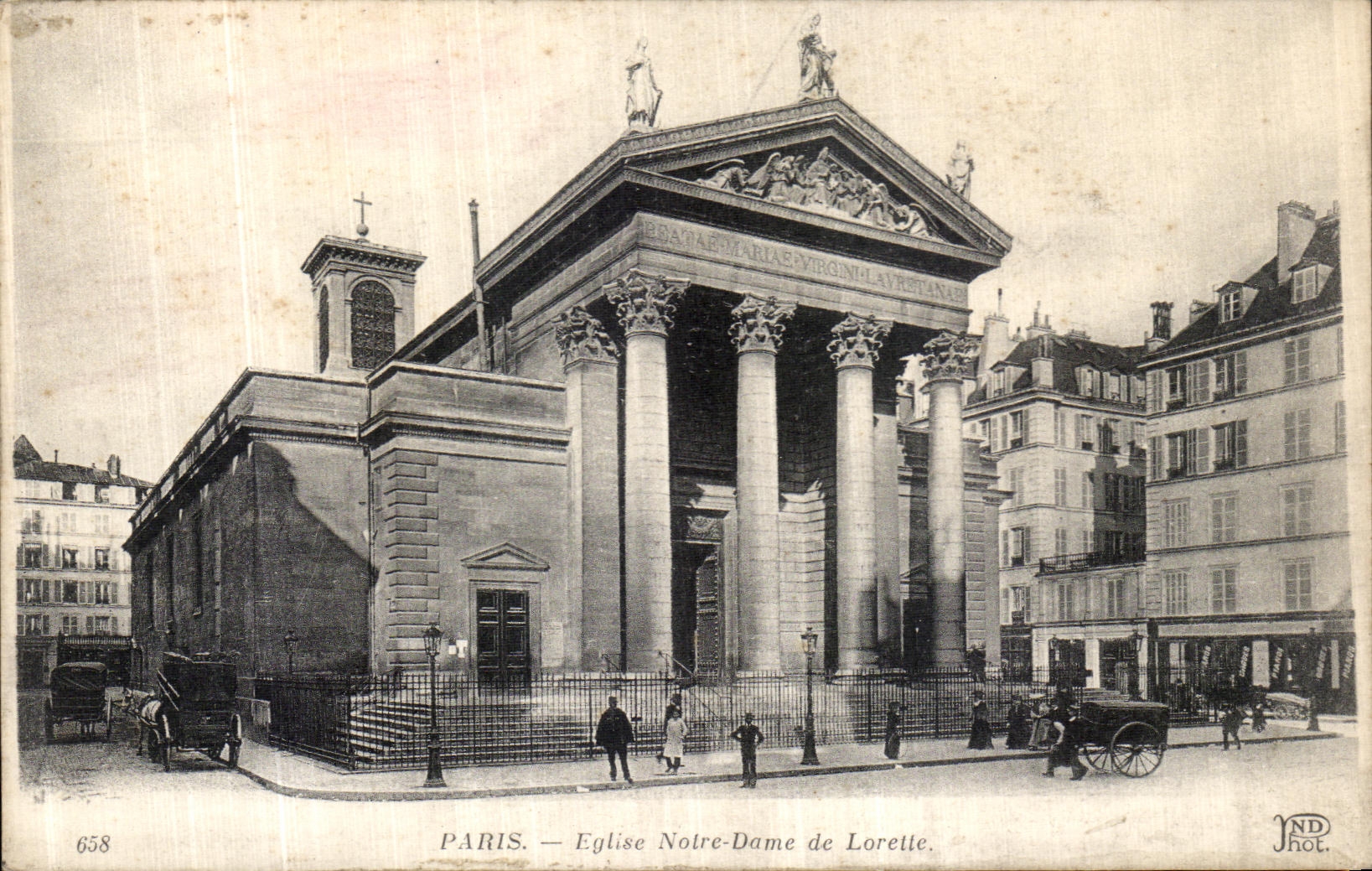 CPA Paris Eglise Notre Dame de Lorette