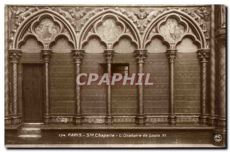 CPA Paris Chapelle L Oratoire de Louis XI