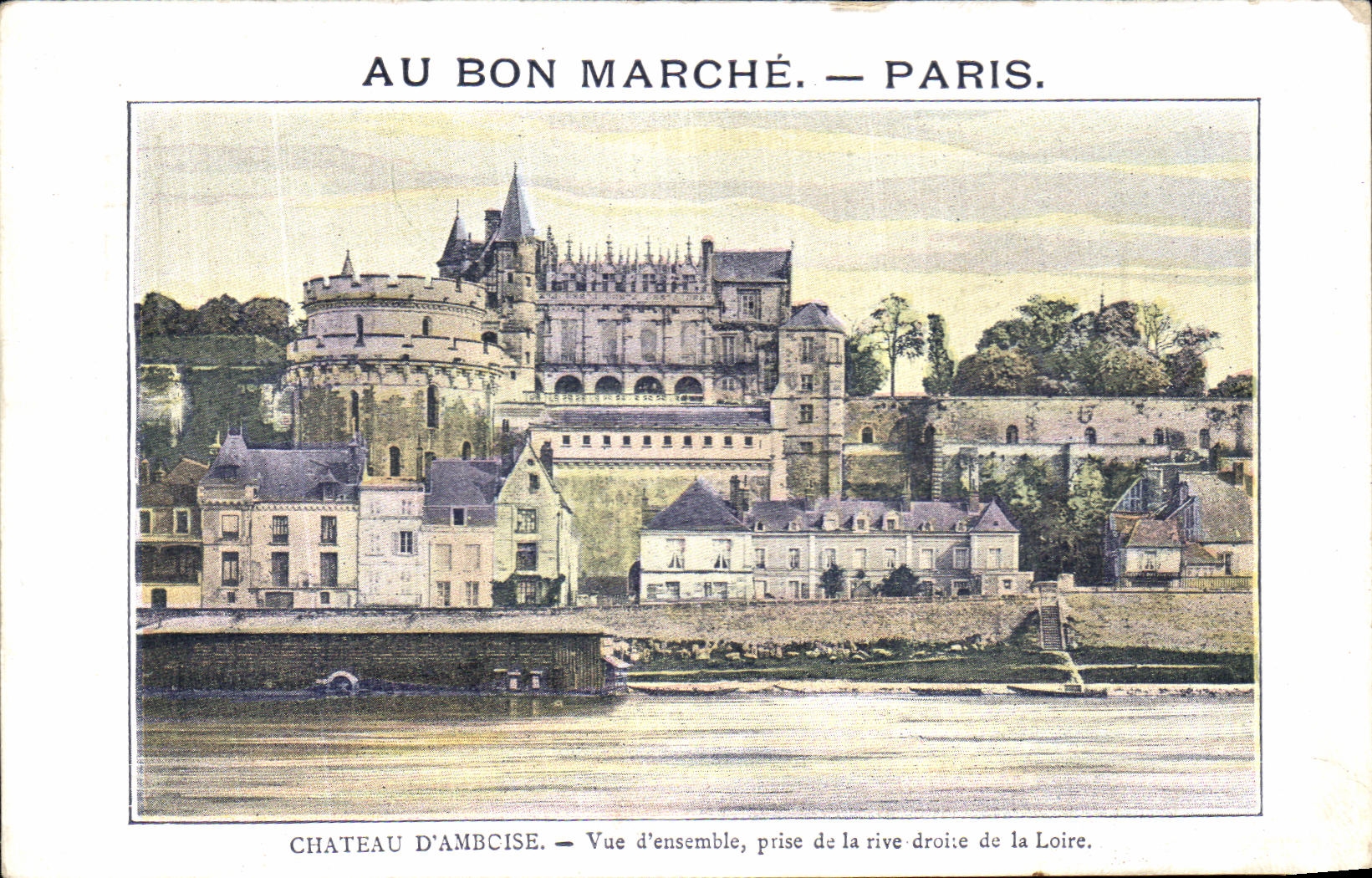 CPA Paris Au Bon Marche Chateau D Amboise 