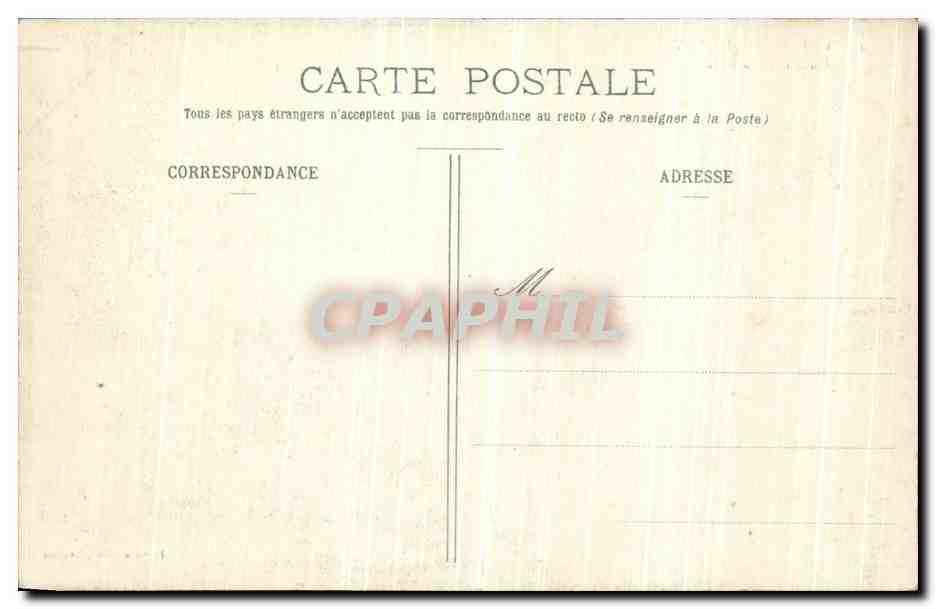 CPA St Pere sous Vezelay Un coin de la Cure — Rückseite