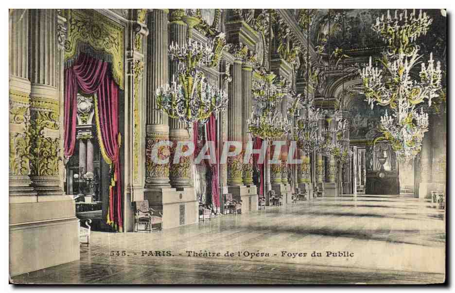 CPA Paris Theatre de l Opera Foyer du Public