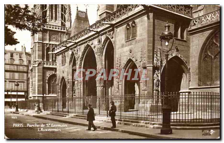 CPA Paris Porche de St Germain L Auxerrois