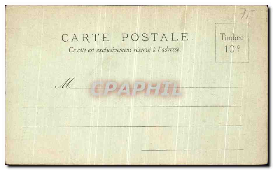 CPA Paris Abside De Notre Dame Maggi Publicite — Rückseite
