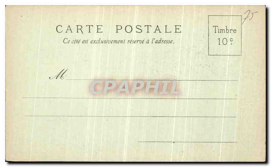 CPA Paris Trocadero Maggi — Rückseite