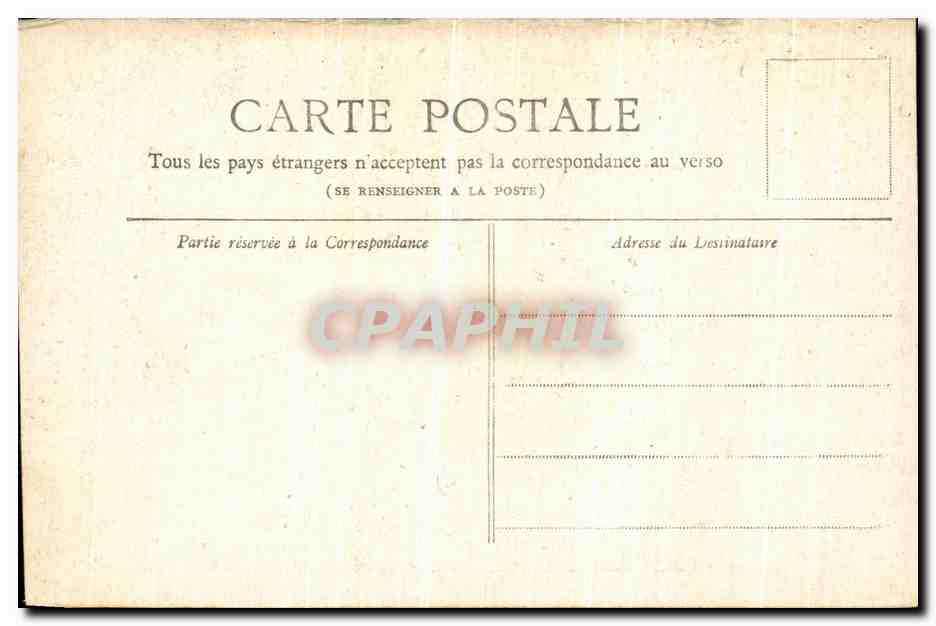 CPA Paris Les Invalides Petit Journal — Verso