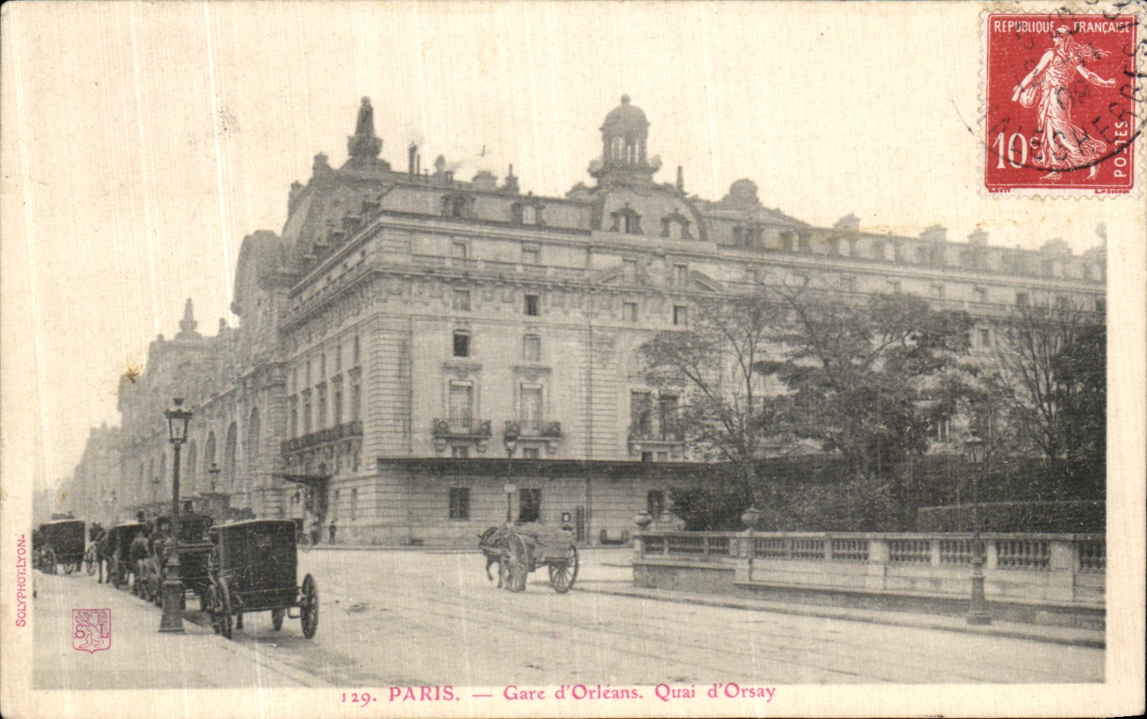 CPA Paris Gare d Orleans Quai d Orsay