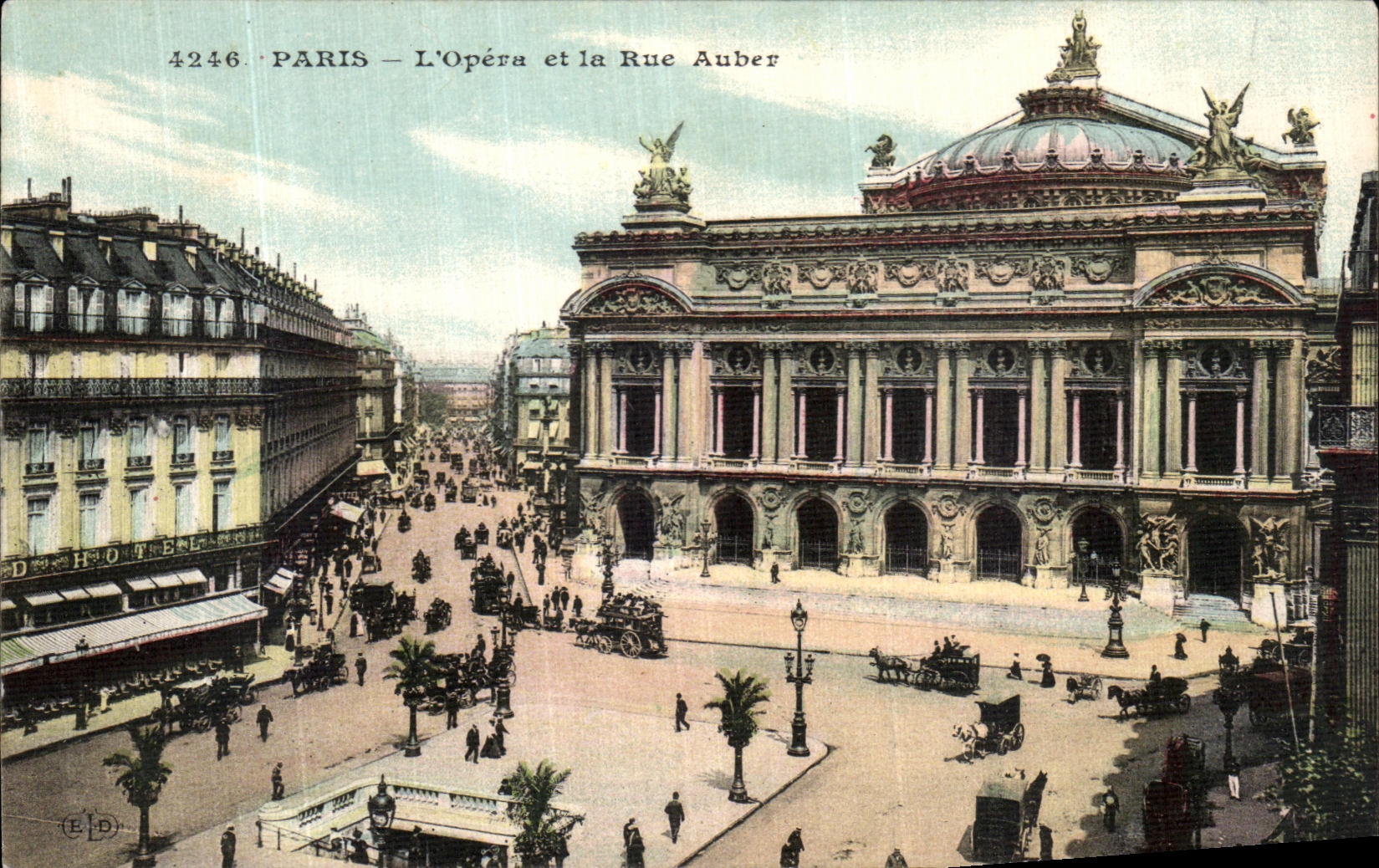 CPA Paris L Opera et la Rue Auber