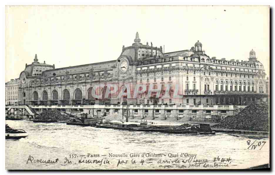 CPA Paris Nouvelle Gare d Orleans Quai d Orsay