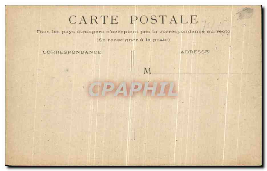 CPA Paris Gare du Quai d Orsay — Verso