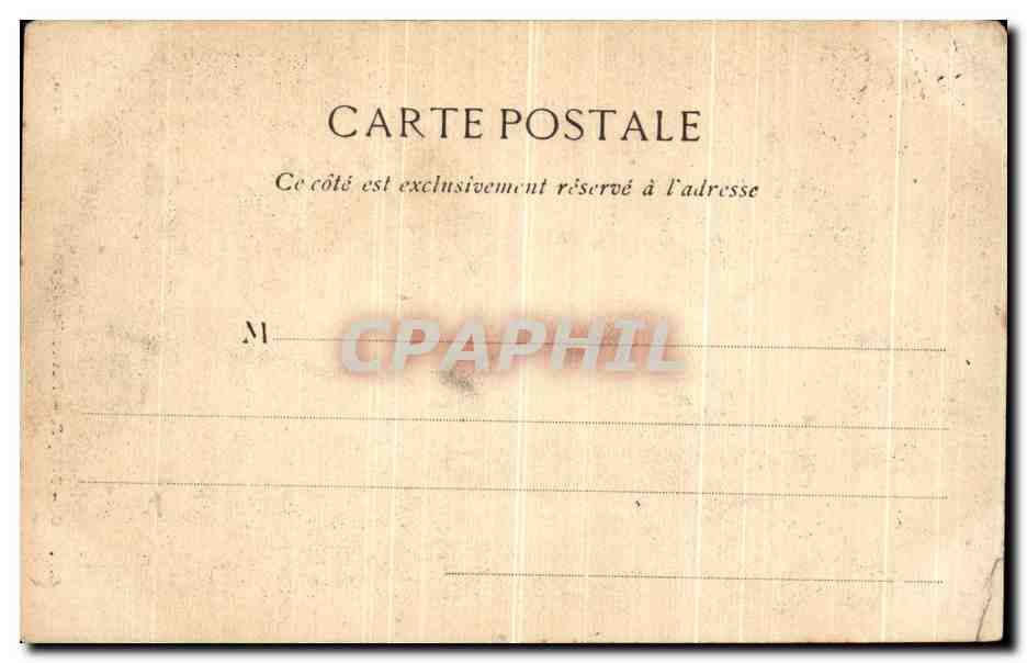 CPA Paris Porte Antique du Pare Monceau — Rückseite