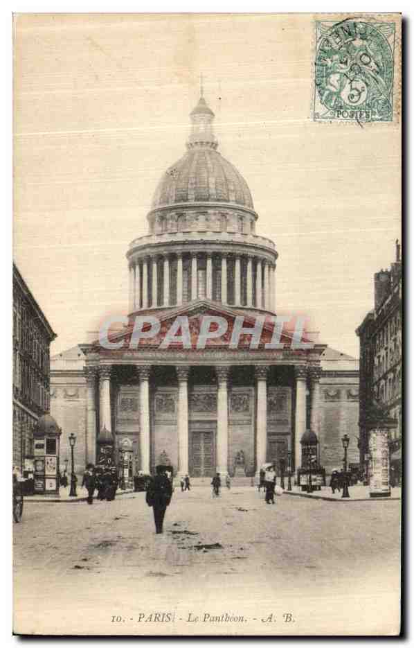 CPA Paris Le Pantheon rue Soufflot
