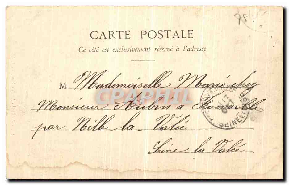 CPA Paris Le Pantheon rue Soufflot — Rückseite