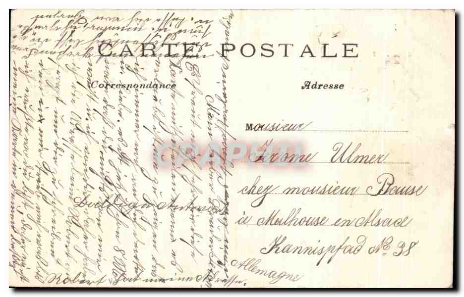 CPA Paris La Fontaine de Capeaux Enfant observatoire — Verso