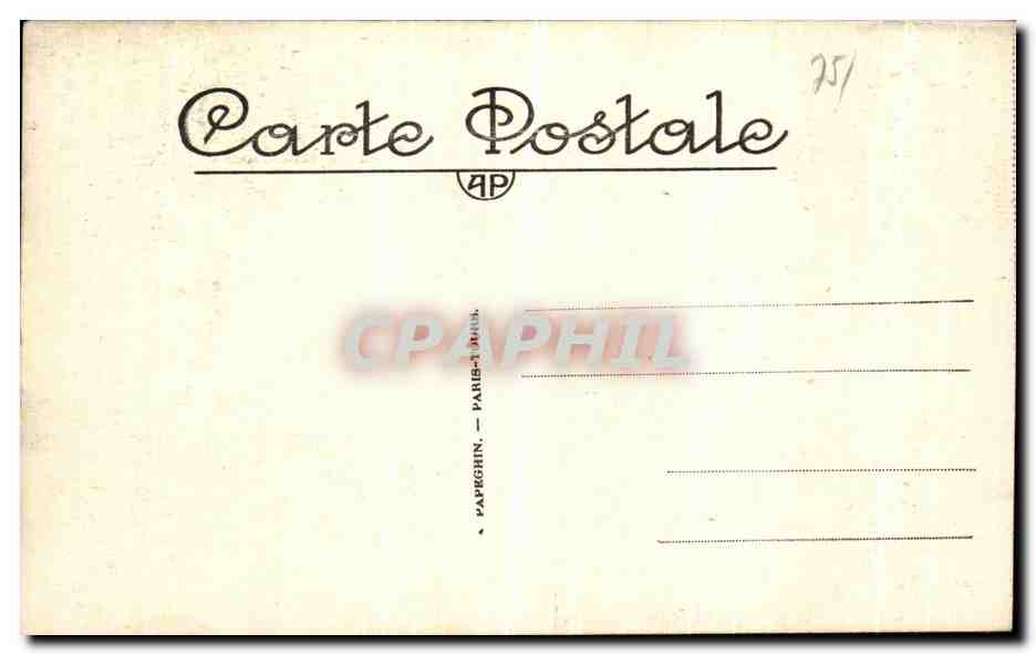 CPA Paris La Fontaine Carpeaux Jardin du Luxembourg — Verso