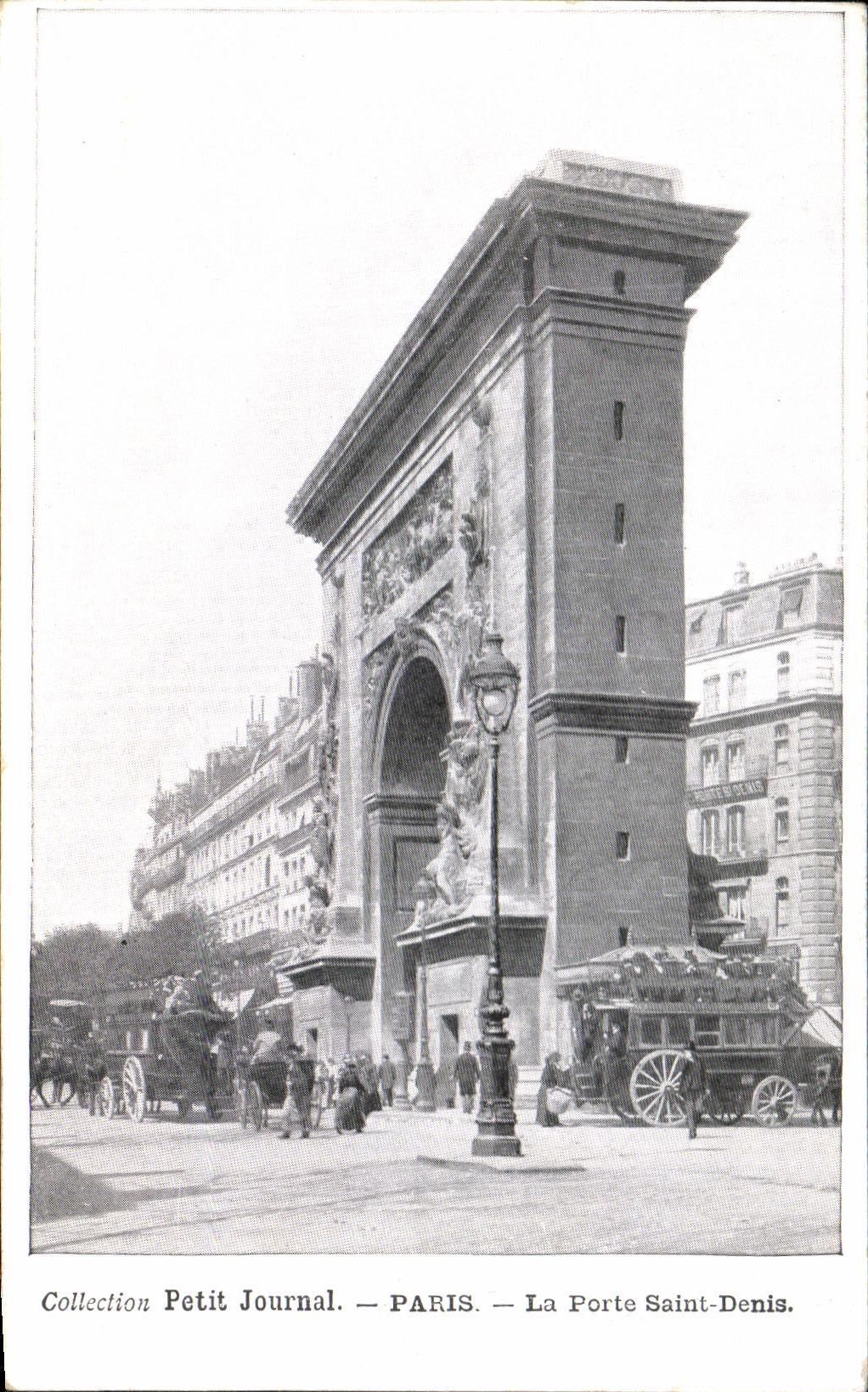 CPA Collection Petit Journal Paris La Porte Saint Denis
