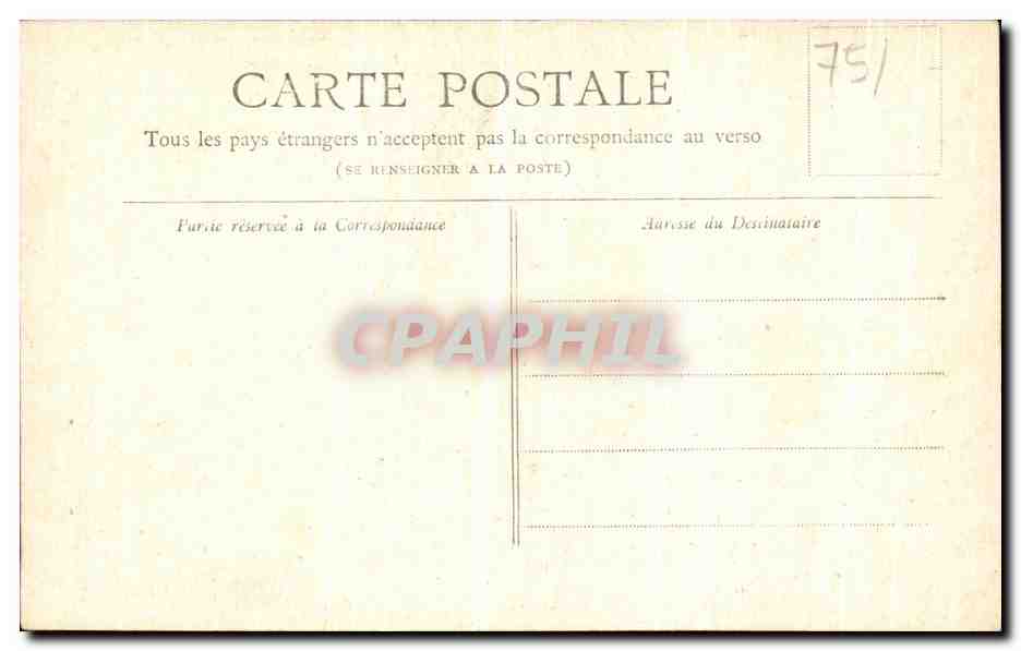 CPA Collection Petit Journal Paris La Porte Saint Denis — Rückseite