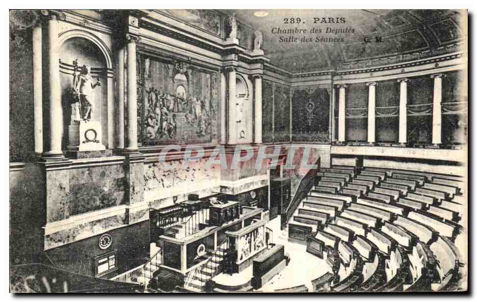 CPA Paris Chambre des Deputes Salle des Seances