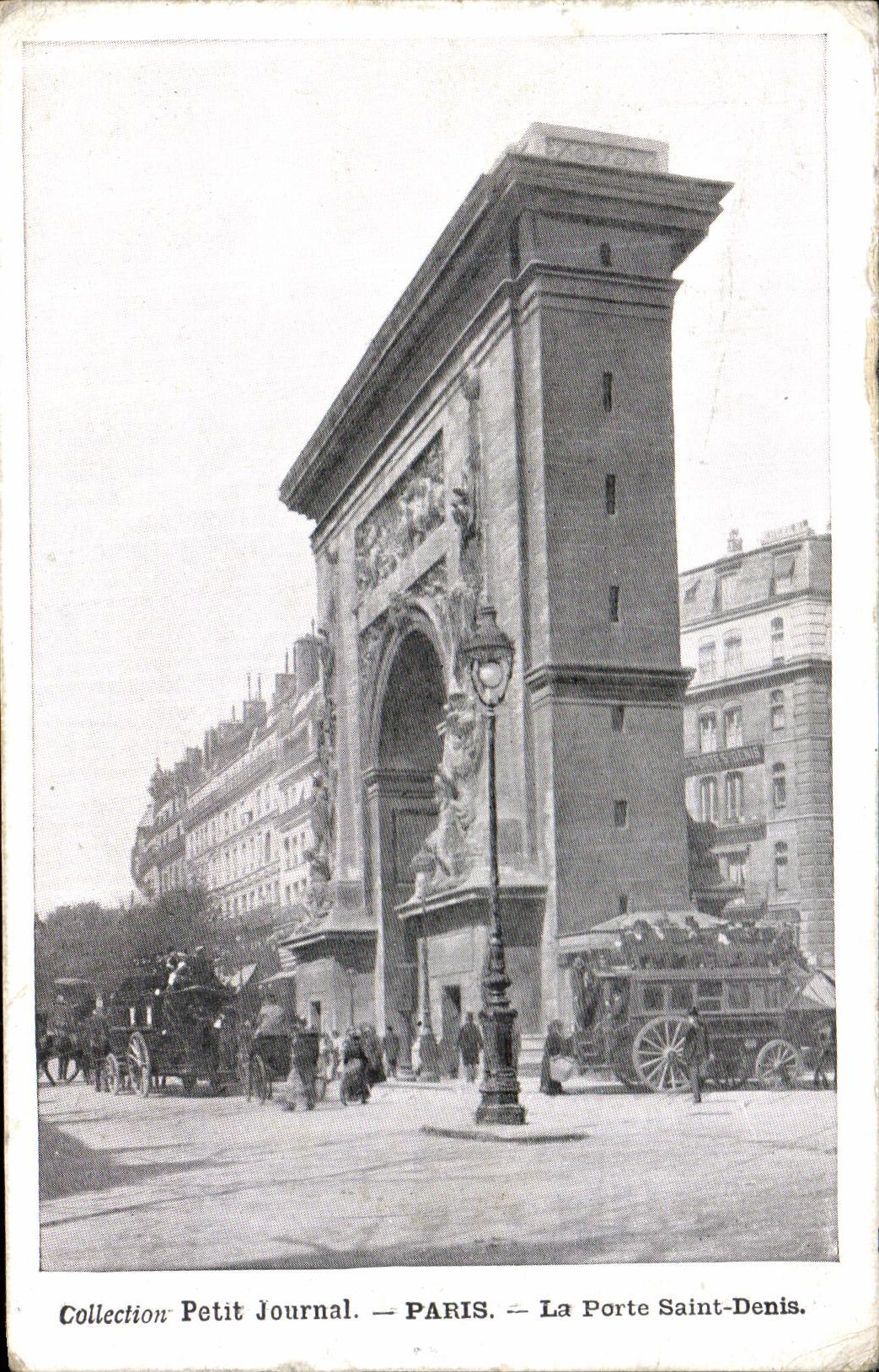 CPA Collection Petit Journal Paris La Porte Saint Denis