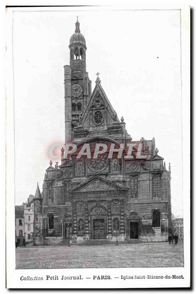 CPA Collection Petit Journal Paris Eglise Saint Etienne du Mont