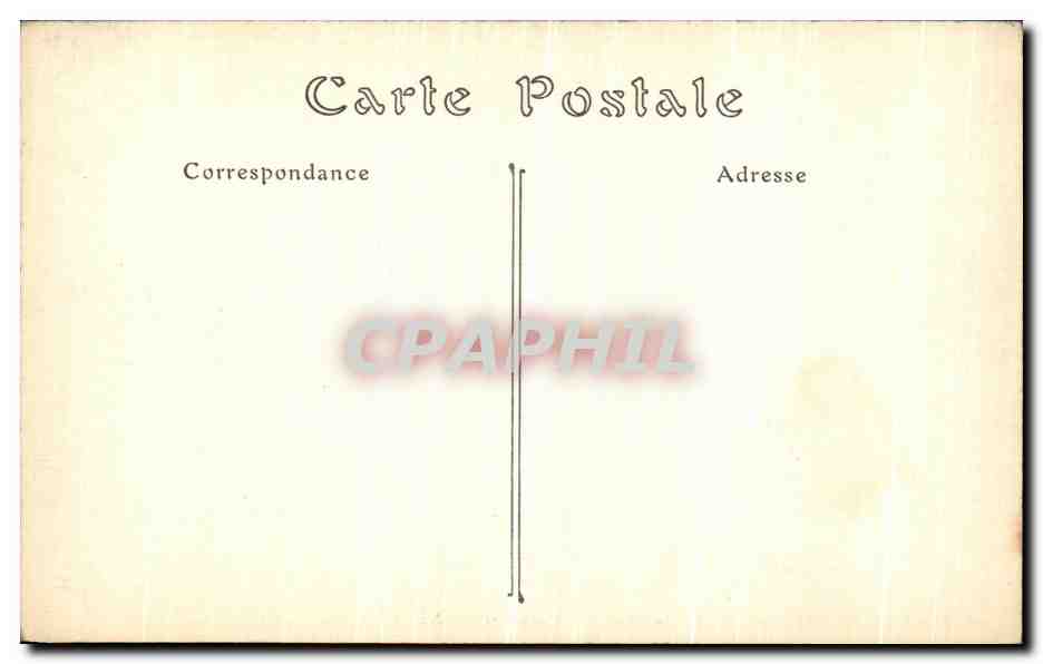 CPA Paris Hotel Lauzun Petite Chambre a coucher — Rückseite