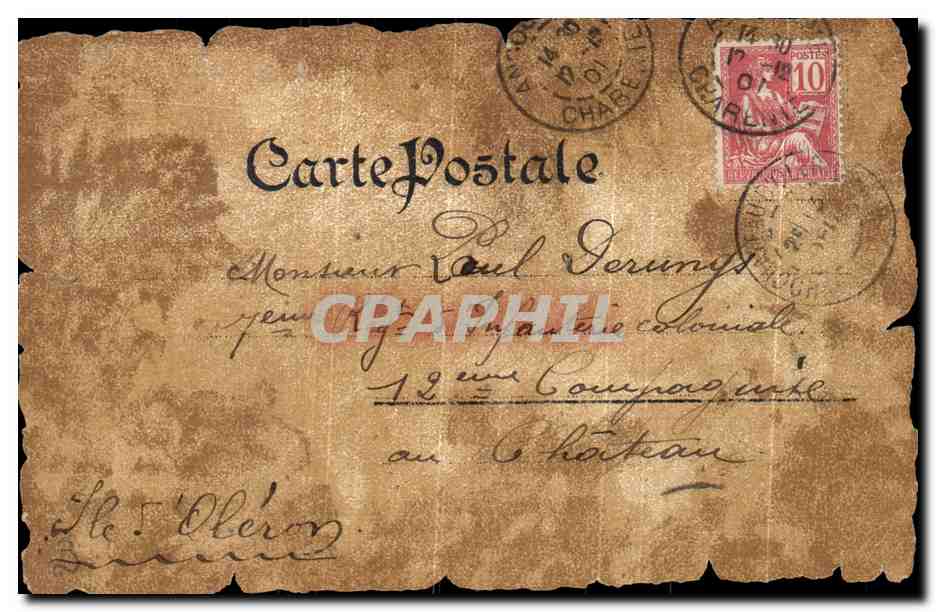 CPA Vue de Paris au XV e Siecle  — Rückseite
