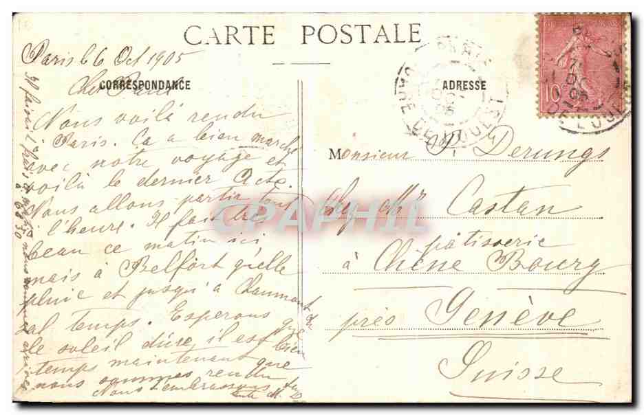 CPA Paris la Nuit Moulin rouge — Rückseite