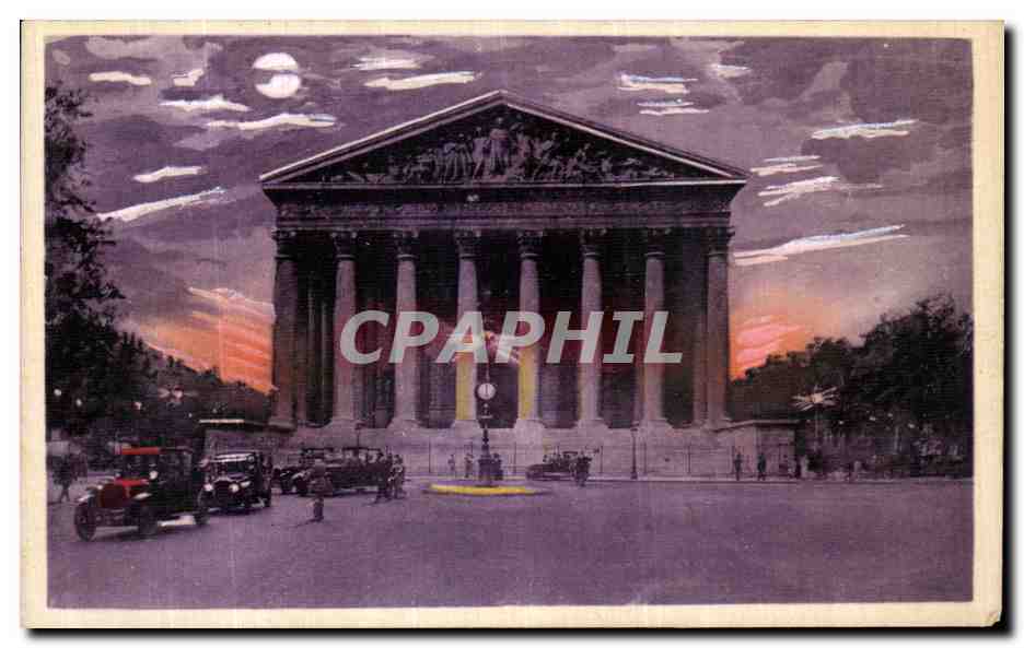 CPA Paris Eglise de la Madeleien 
