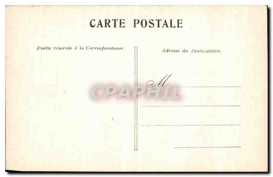 CPA Paris Lafontaine Auteuil Lion  — Rückseite