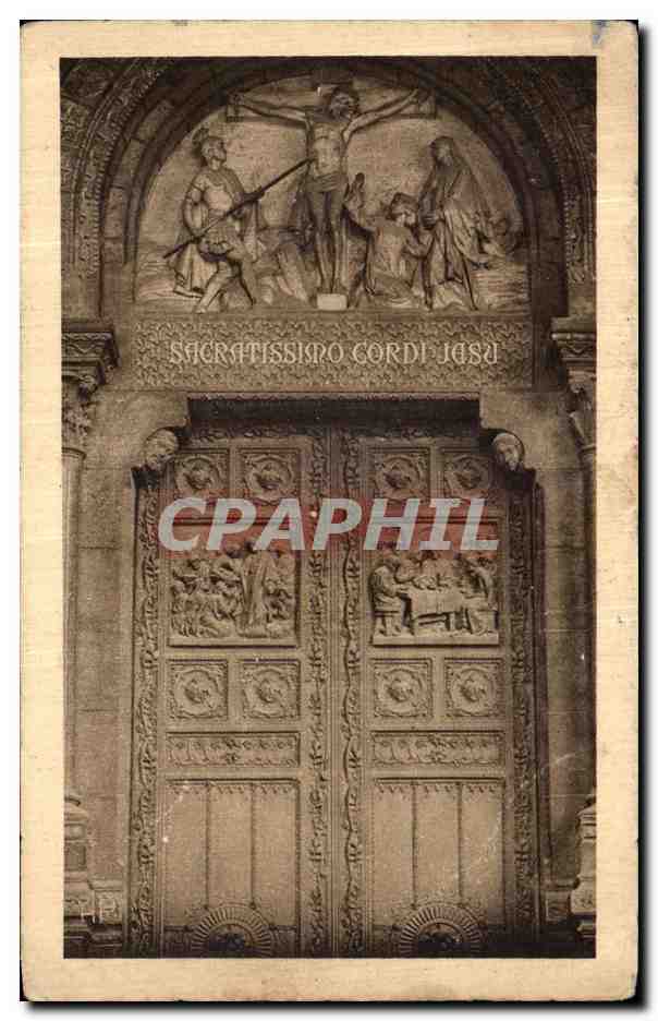 CPA Paris Sacre Coeur de Montmartre Porte d entree principale