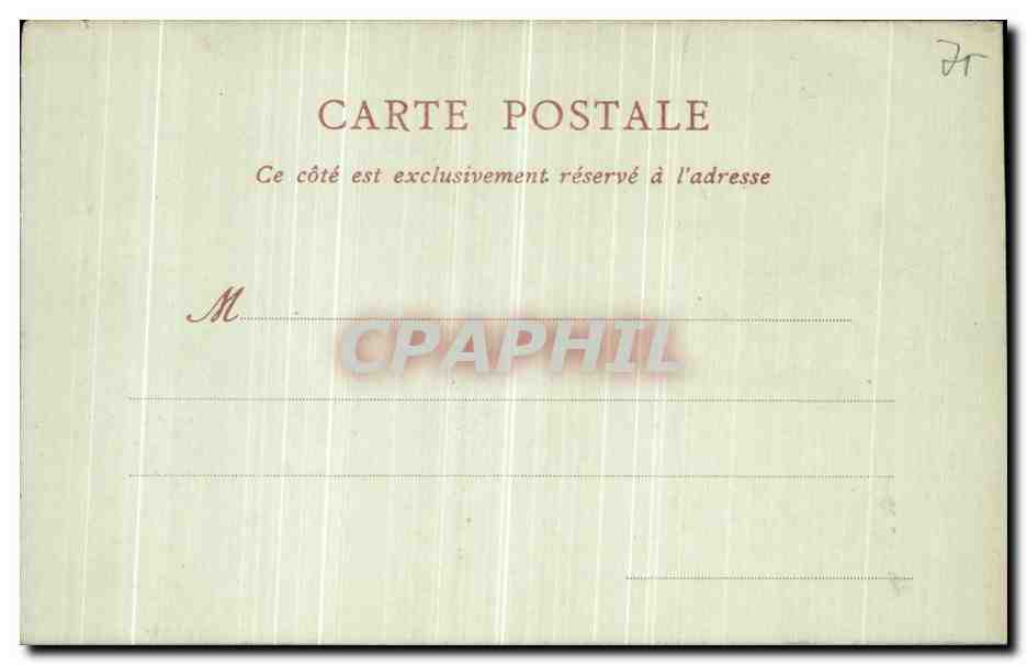 CPA Paris Exposition unverselle 1900 Le Pont Alexandre III Bateaux — Rückseite