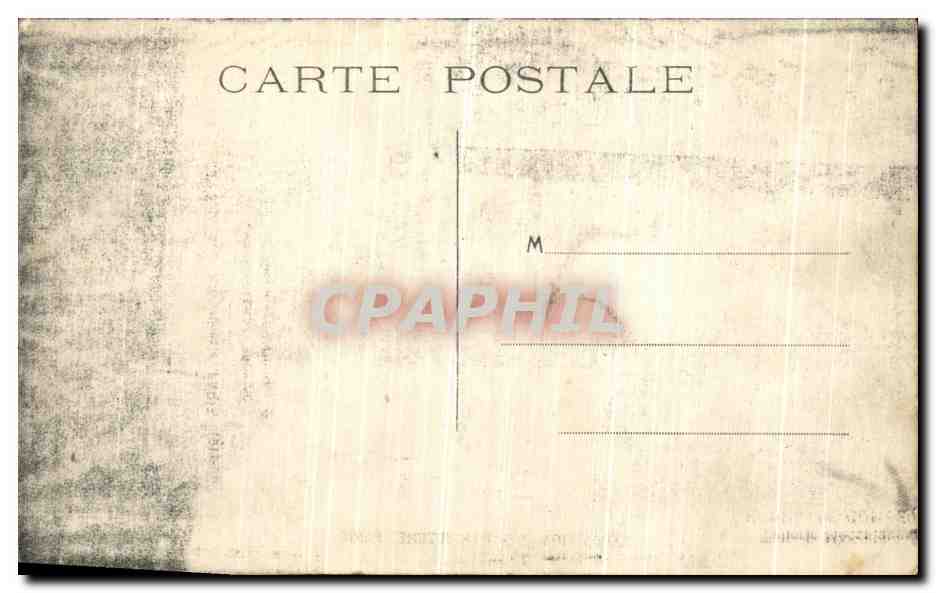 CPA Exposition D Horticulture Paris Fleurs — Verso