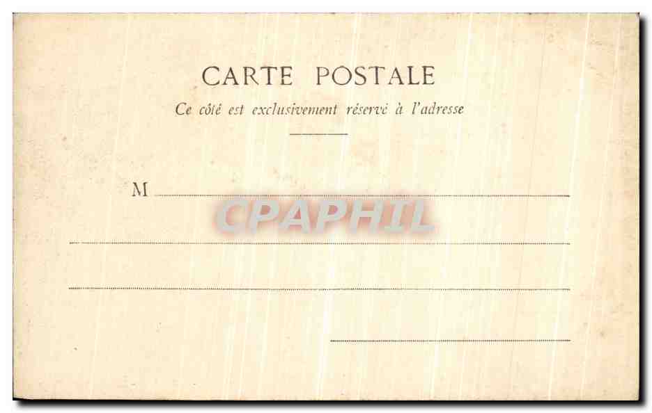 CPA Paris Le Bal Bullier — Rückseite