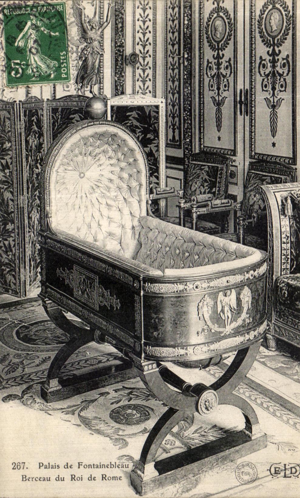 Berceau du Roi de Rome — Palais de Fontainebleau — Editor C. L. D.