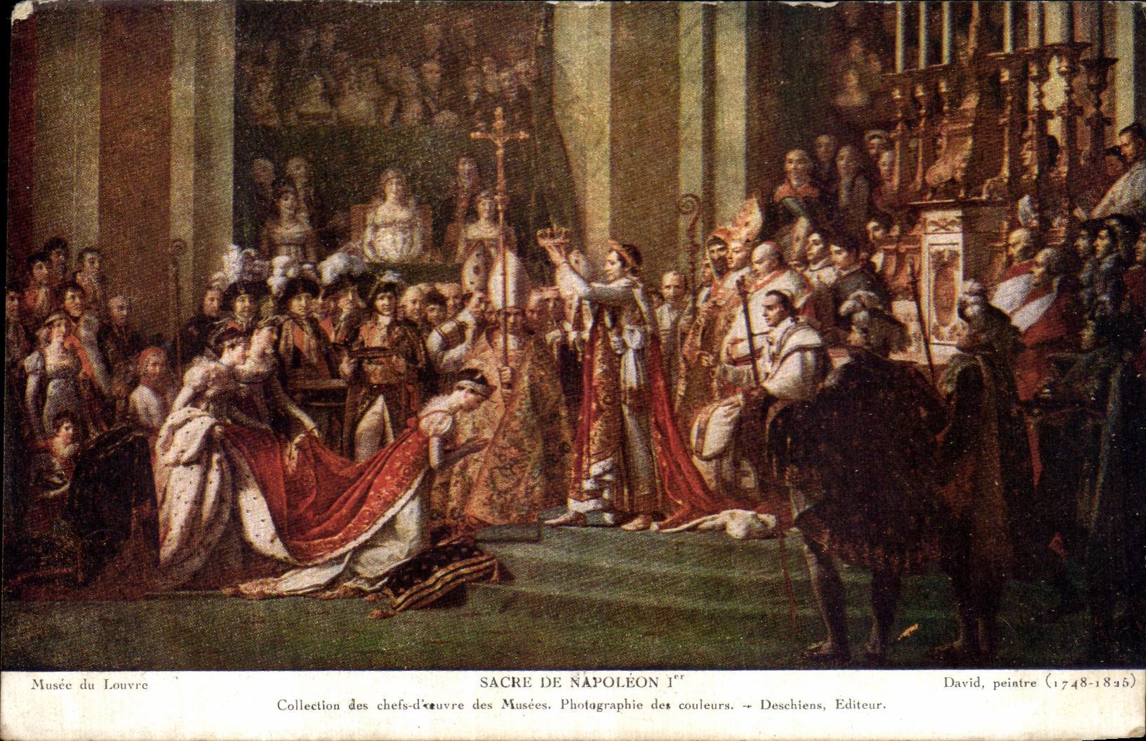 CPA Sacre De Napoleon 1er David 