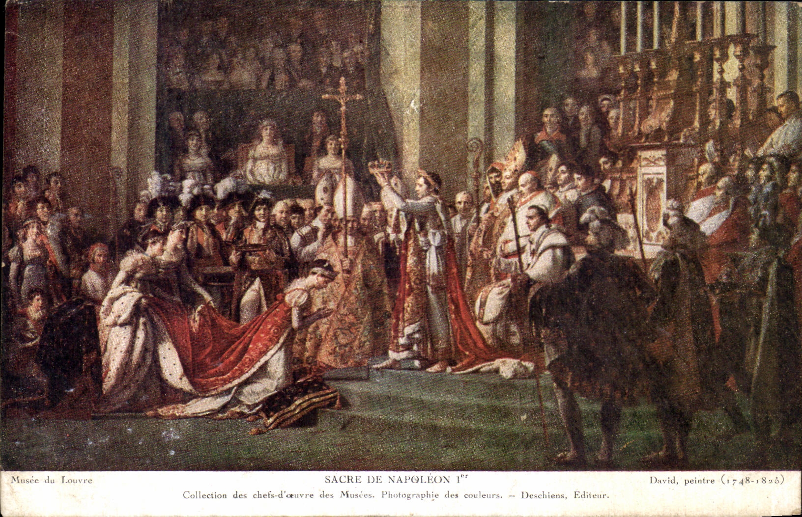 CPA Sacre De Napoleon 1er David