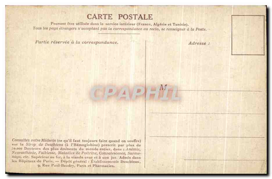 CPA Sacre De Napoleon 1er David — Rückseite