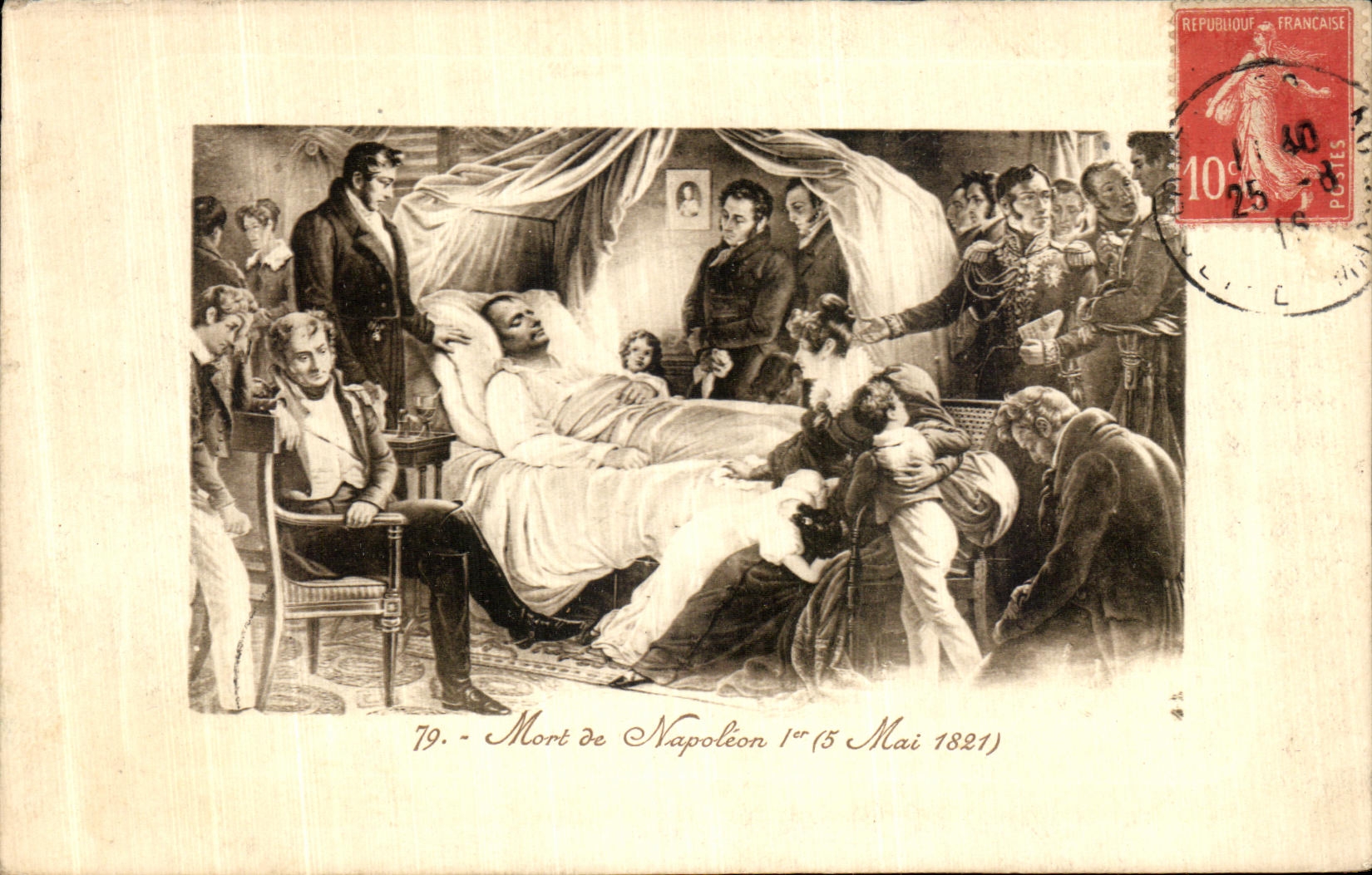 Mort de Napoléon 1er (5 Mai 1821) — série 79 — éditeur non visible