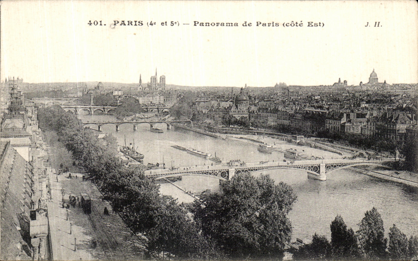 CPA Paris Panorama de Paris