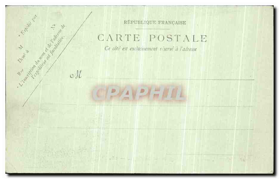 CPA Paris La Sainte Chapelle La Cryple — Rückseite