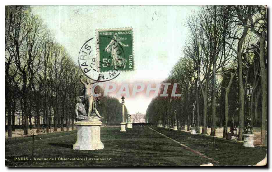 CPA Paris Avenue de l observatoire Luxembourg 
