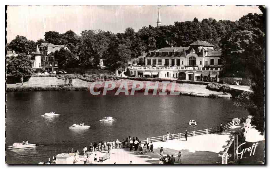 Het meer en het casino van de Théâmes — Bagnolles-de-l'Orne — Greff