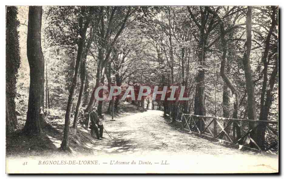 Bagnolles-de-l'Orne — L'Avenue du Dante — LL. — n°41