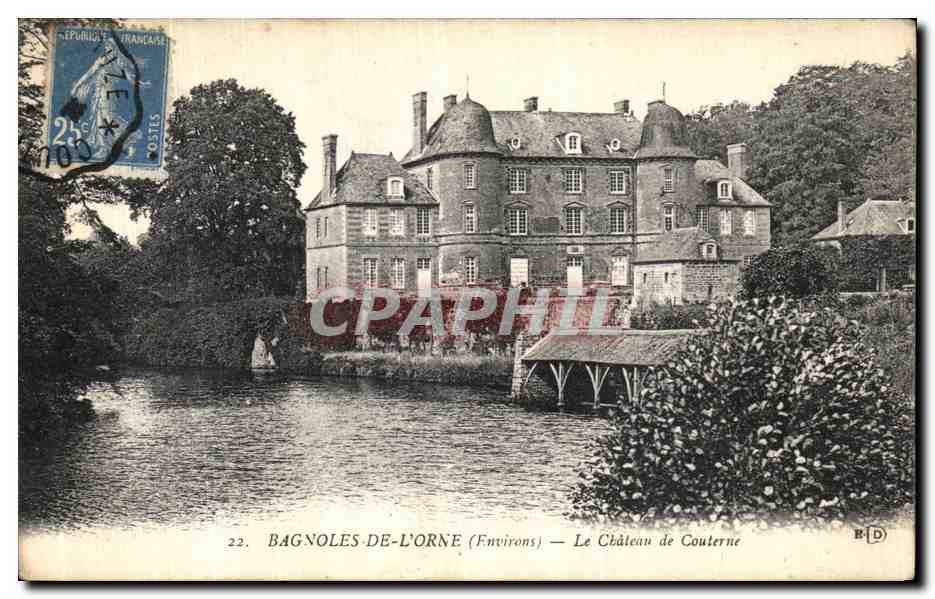 Bagnolles-de-l'Orne (Umgebung) — Schloss Couterne — B.D.