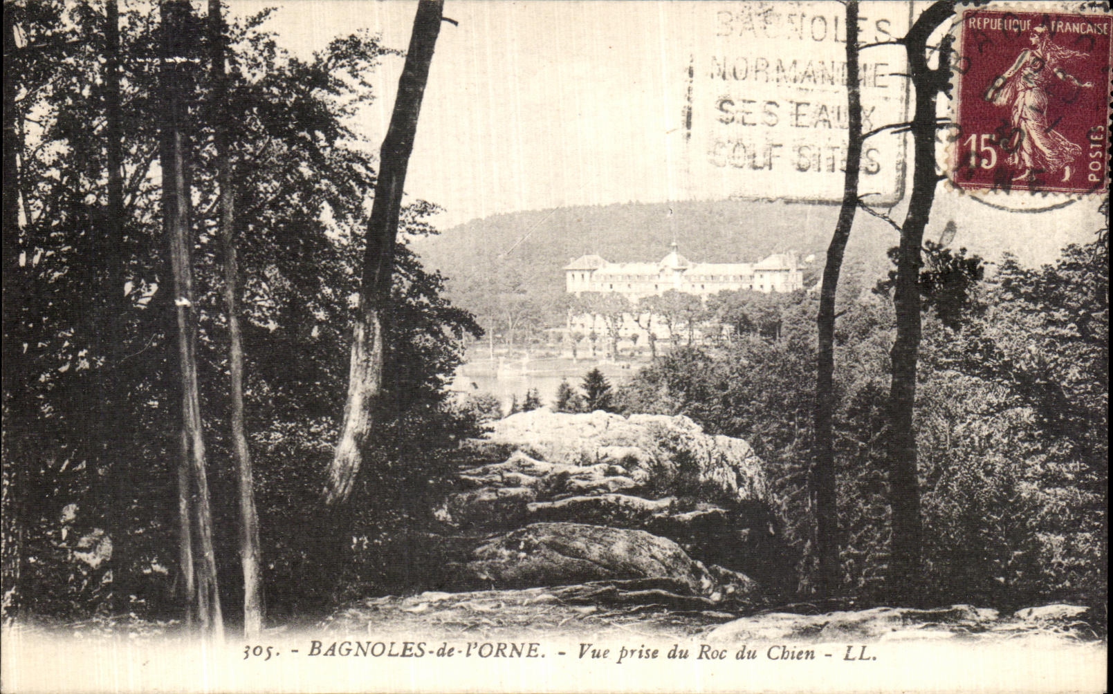 Bagnoles-de-Pomme - Vista tomada desde el Roc du Chien - LL.