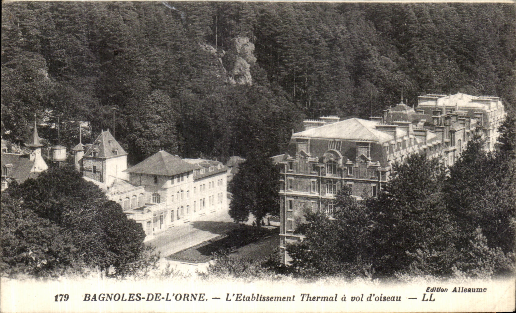 Bagnolles-de-l'Orne — La Stazione Termale vista dall'alto — Edizione Alleaume n°179